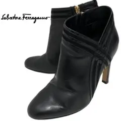 Salvatore Ferragamo ショートブーツ ブラック 6D