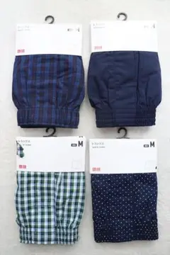 新品未使用 UNIQLO ユニクロ メンズ 下着 トランクス 4枚セット M