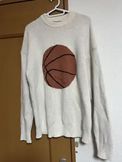 ZARA バスケットボール柄ニット