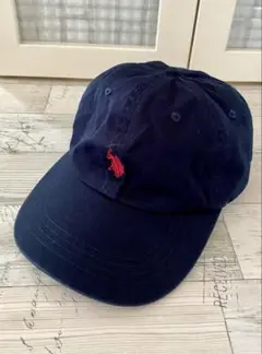 USPA ネイビー 刺繍ロゴキャップ