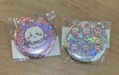 ちいかわてんしとあくまホログラム缶バッチ（ちいかわ•あかちゃんたち）セット