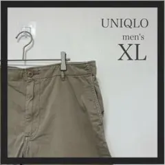 UNIQLO ベージュ チノショートパンツ サイドポケット XL