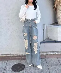 イング　ダメージデニム
