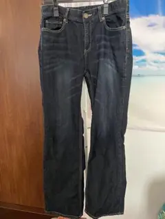 ベルメゾンウエストゴムデニム