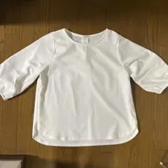 GLACIER ホワイト 五分袖シャツ