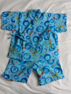 ハンドメイドキッズ甚平　100サイズ