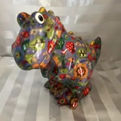 ポンピドゥ　セラミック製T-REXの貯金箱