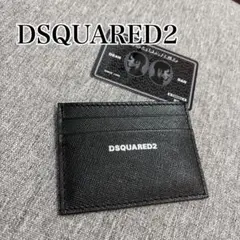 【未使用】DSQUARED2 ブラック レザー カードケース