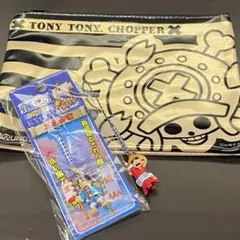 ワンピース ルフィ ご当地限定ストラップ＆ROUND1チョッパー マルチケース