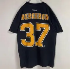 USA古着 リーボック バックプリント ナンバリング NHL ロゴ 半袖Tシャツ