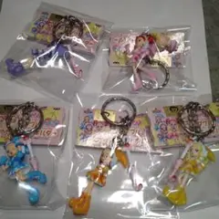 おジャ魔女どれみ　ダブルキーホルダー　全5種セット　コンプ　新品未使用