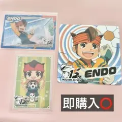 イナズマイレブン まねきねこ コースター クリアカード 円堂守