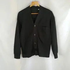 UNIQLO U　フレンチリブカーディガン　ブラック　Mサイズ　B3241