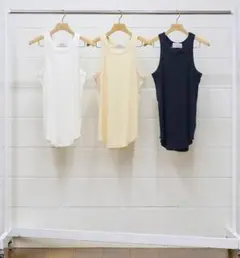 美品UNUSEDタンクトップ黒