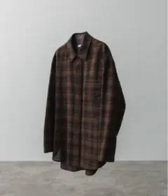 WOOL CHECK NAVAL SHIRTS LIDNM