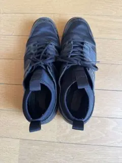 ブラック ハイカットシューズ メッセージ入り