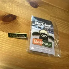 【2点セット】Barbour バブアー 通常&コラボピンバッジ