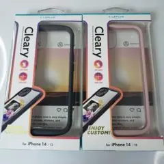 2色セット. iPhone13 iPhone14 耐衝撃ハイブリッドケース.