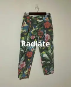 Radiate ラディエイト フラワー 総柄 レディース パンツ F 日本製