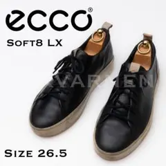 ECCO Soft8 LX 26.5 cm ローカットレザースニーカー