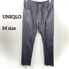 ユニクロ スキニーパンツ グレー ストレッチM a246③