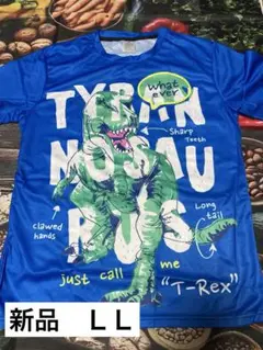 T-Rex イラスト Tシャツ アメリカM(日本ＬＬサイズ) MG