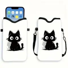 スマホポーチ　かわいい猫