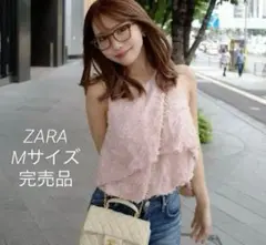 完売品 ZARA バルーンシェイプトップス Mサイズ