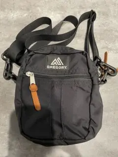 【美品】GREGORY ブラックショルダーバッグ　クイックポケットM
