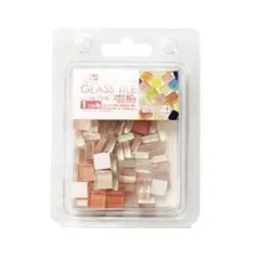 ガラスタイル ピンク　新品 最安値　ダイソー