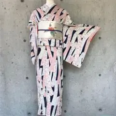 正絹 花柄の小紋 袷