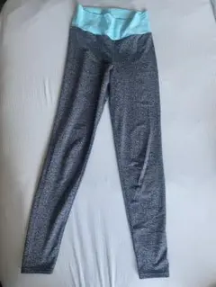 RAMODO ハイウエスト ヨガパンツ グレー