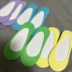 カラフルフラットシューズ8足