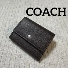 美品✨COACH コインケース　カードケース　ブラウン　F75024
