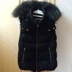 タトラス TATRAS ダウン ベスト フード 取り外し可 ブラック 黒 正規品