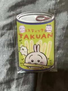 ちいかわ　TAKUAN うさぎ 缶バッジ