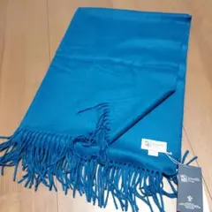 Johnstons カシミア 大判 ストール PEACOCK