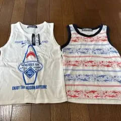 新品　男の子　タンクトップ 120 ２枚セット