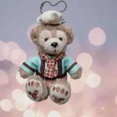 ダッフィー ぬいぐるみ　バッジ ストラップ 東京ディズニーシー