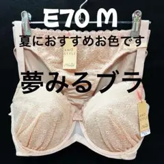 トリンプ　E70 夢みるブラ ライト ブラ＆ショーツセット デイジーシャワー