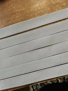 材料カバンテープ　グレー30mm 約110センチ　６本　厚み2mm 未使用品