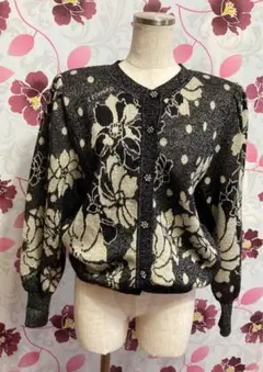レオナールカーディガン長袖ニットM