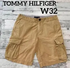 TOMMY HILFIGER コットン　カーゴハーフパンツ　W32