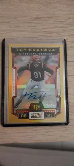 Trey Hendrickson　サイン　NFL カード　Panini