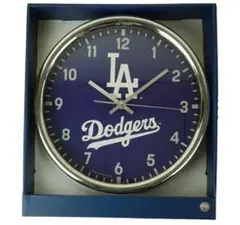 【未使用品】ドジャース　壁掛け時計　WALL CLOCK