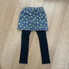 ミニオン柄スカートとレギンスセット 120cm