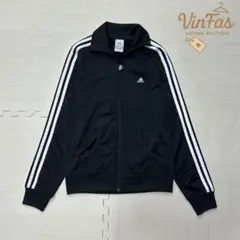 00s vintage adidas トラックジャケット 黒 スポーツ