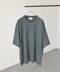 EMMA CLOTHES オーバーサイズ マルチボーダー Tシャツ