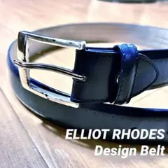 ELLIOT RHODES 高級 ベルト エリオットローズ レザー バックル 1本のベルトが叶える、粋なスタイリング -エリオット ローズ