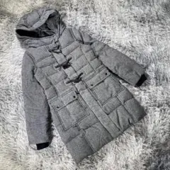 アンタイトル UNTITLED ダウンコート ロングコート フード グレー